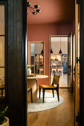 Marvin Experience Center with window and door displays